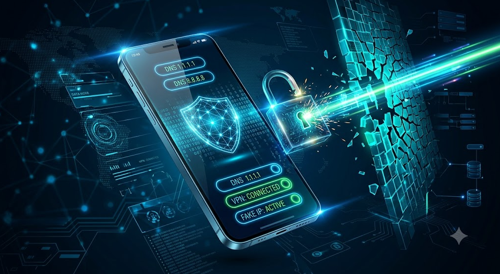cách Fake IP và đổi DNS trên điện thoại